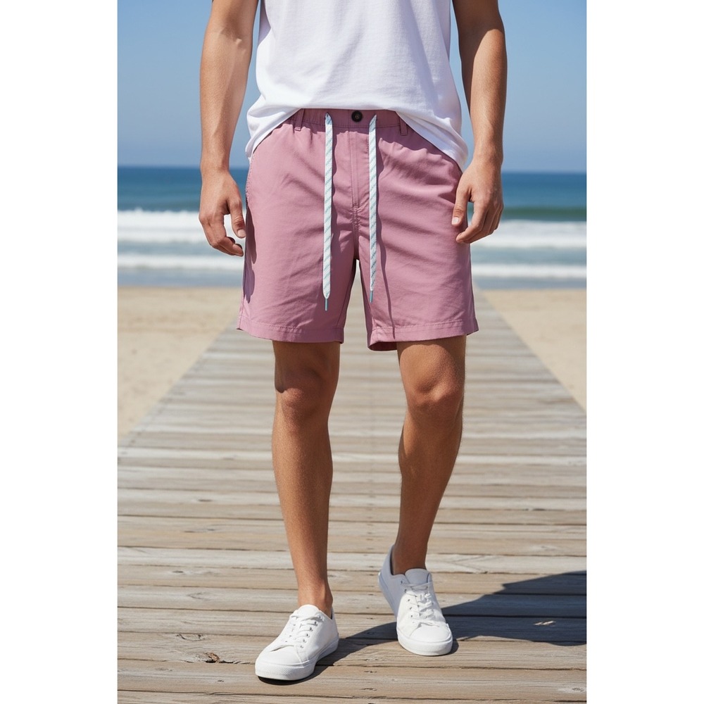 Chubbies Mens Everyday Shorts Mauve Pink 6 Inch Inseam Small Regular Fit